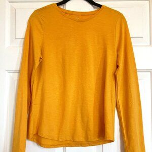 Kids XXL(18) Wonder Nation Yellow Long-Sleeve T-Shirt